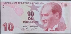 9.Emisyon 4.Tertip 10 Lira D148 681 681 Çil