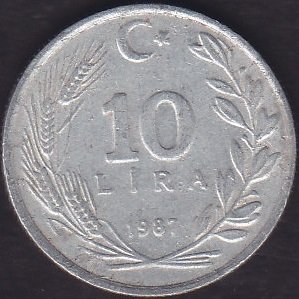 1987 Yılı 10 Lira