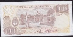 Arjantin 1000 Pesos 1976 - 1983 Çilaltı ( Kat yok ) Pick 304d2