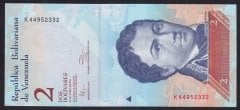 Venezuela 2 Bolivares 2012 Çil Pick88d