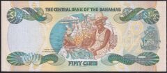 Bahamas 1/2 Dolar 2001 Çilaltı Çil Pick 68