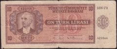 3.Emisyon 10 Lira C3 421644 Temiz