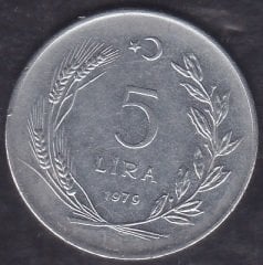 1979 Yılı 5 Lira