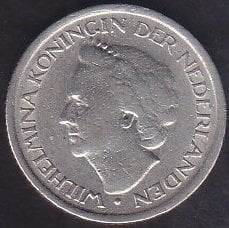 HOLLANDA 25 CENT 1948