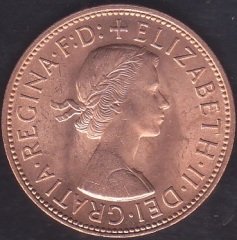 İngiltere 1 Penny 1967 Çilaltı Çil