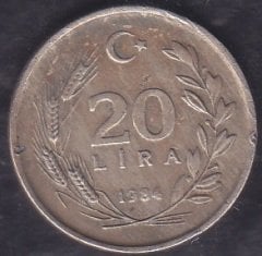 1984 Yılı 20 Lira