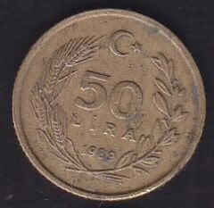 1989 Yılı 50 Lira