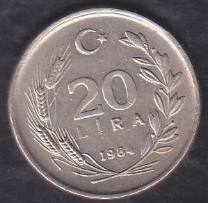 1984 Yılı 20 Lira