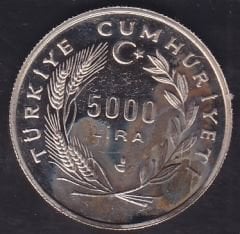 1992 Yılı 5000 Lira Yahudi Göçü 500. Yılı Hatıra Parası - Açıklamayı okuyunuz