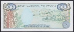 Rwanda 5000 Frank 1988 ÇİL Pick 22