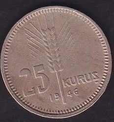 1946 Yılı 25 Kuruş