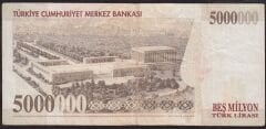 7.Emisyon 5 000 000 Lira K48 114769 Çok Temiz