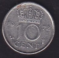 Hollanda 10 Cent 1972