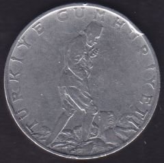 1961 Yılı 2.5 Lira Düz