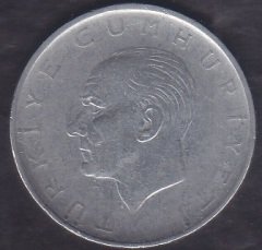 1965 Yılı 1 Lira Ters