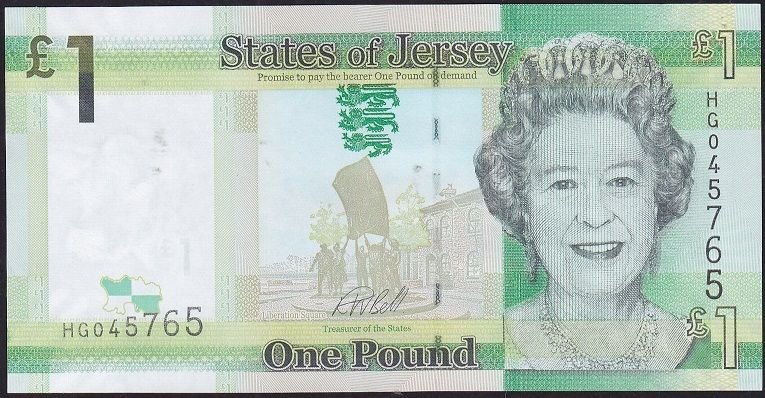 Jersey 1 Pound 2018 Çilaltı Çil ( Baskı izleri var )