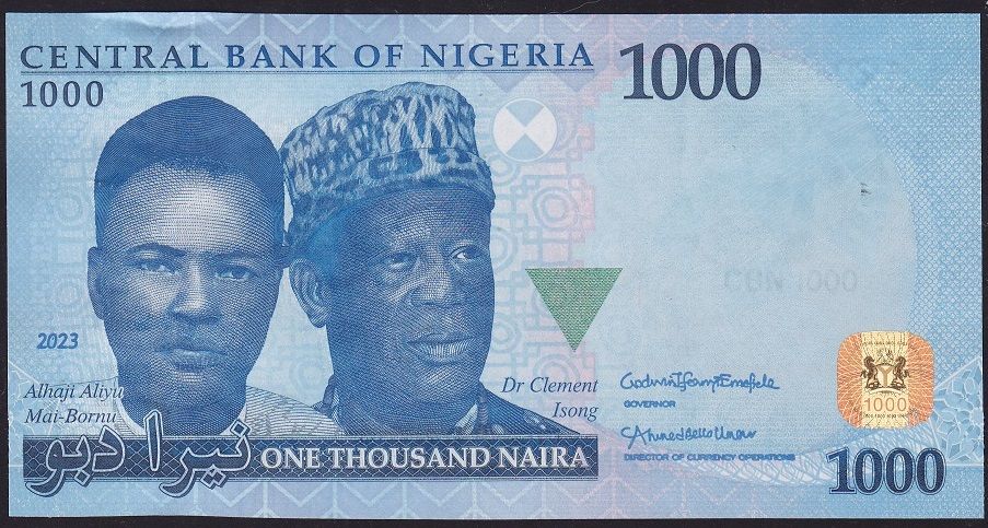 Nijerya 1000 Naira 2023 Çil ( 666 )