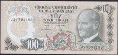 6.EMİSYON 3.TERTİP 100 LİRA J26 592189 ÇÇT +