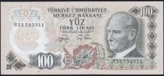 6.Emisyon 2.Tertip 100 Lira H33 793311 Çilaltı Çil