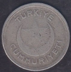 1938 YILI 5 KURUŞ