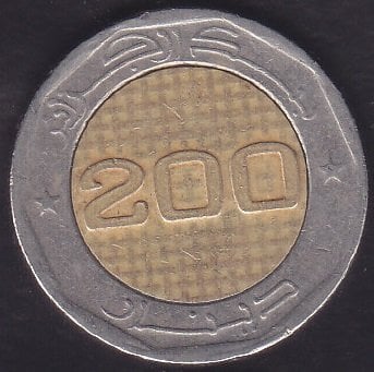 Cezayir 200 Dinar 2012