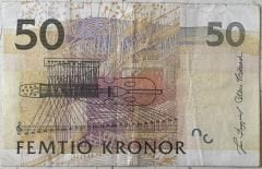 İsveç 50 Kronor 2004 Çok Temiz+ Pick 64a