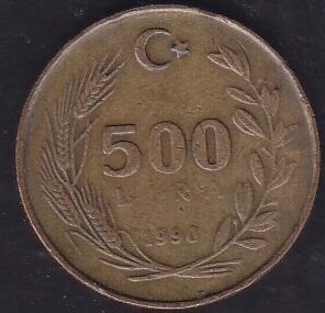 1990 Yılı 500 Lira