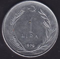 1979 Yılı 1 Lira Düz