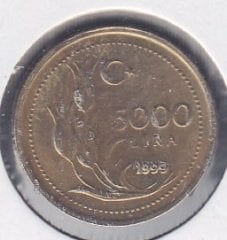 1999 Yılı 5000 Lira Çilaltı Çil