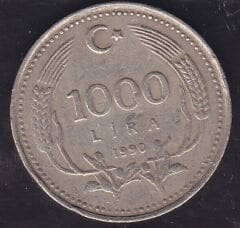 1990 Yılı 1000 Lira