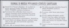 KANAL D MEGA PİYANGO