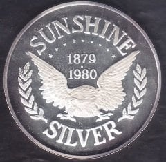 Sunshine Madalya 1979-1980  999 Çerçevesinde baskı adedi ve seri numarası vardır Gümüş Kaplam