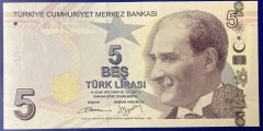 9.Emisyon 2.Tertip 5 Lira B058 412800 Çil