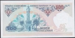 7.Emisyon 2.Tertip 500 Lira C66 618603 Çilaltı Çil