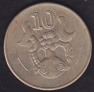 Kıbrıs 10 Cent 2002