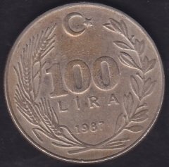 1987 Yılı 100 Lira