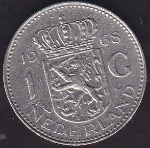 Hollanda 1 Gulden 1968