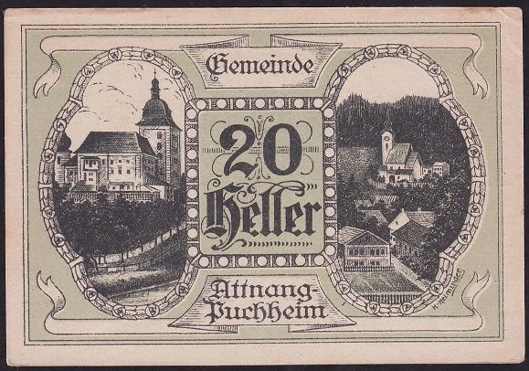 Almanya 20 Heller Notgeld 1920 Çilaltı Çil