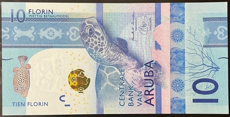 Aruba 10 Florin 2019