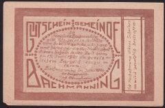 Avusturya 50 Heller Notgeld 1920 Çilaltı