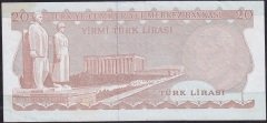 6.Emisyon 3.Tertip 20 Lira F29 850883 Çok Çok Temiz