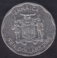 Jamaika 10 Dolar 2008