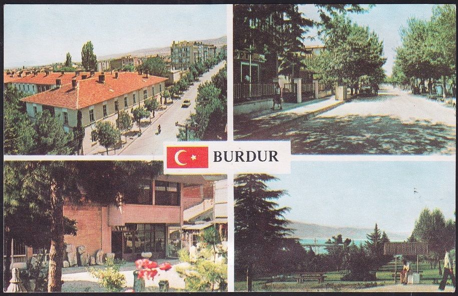 Eski Kartpostal Burdur