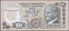 6.Emisyon 2.Tertip 100 Lira G75 177100 Çilaltı Çil