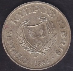 KIBRIS 20 CENT 1983