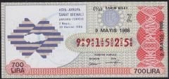 1986 9 Mayıs Yarım Bilet - Z Serisi