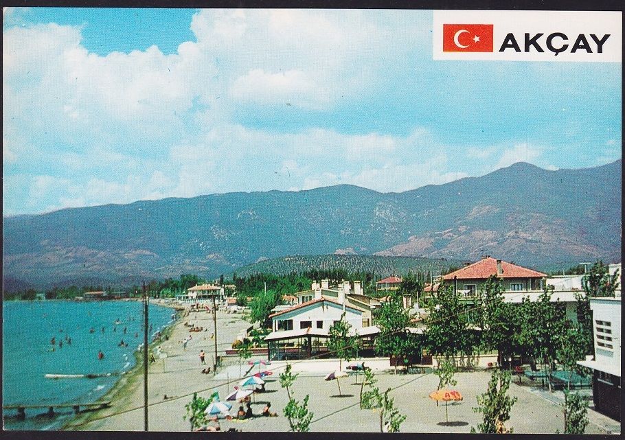 Eski Kartpostal Akçay