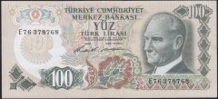 6.EMİSYON 1.TERTİP 100 LİRA E76 378768 ÇÇT ÇİLALTI