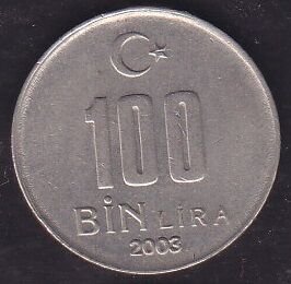 2003 Yılı 100 Bin Lira