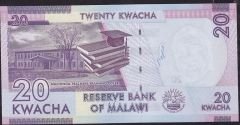 Malawi 20 Kwacha 2019 Çil Pick 63e - 222